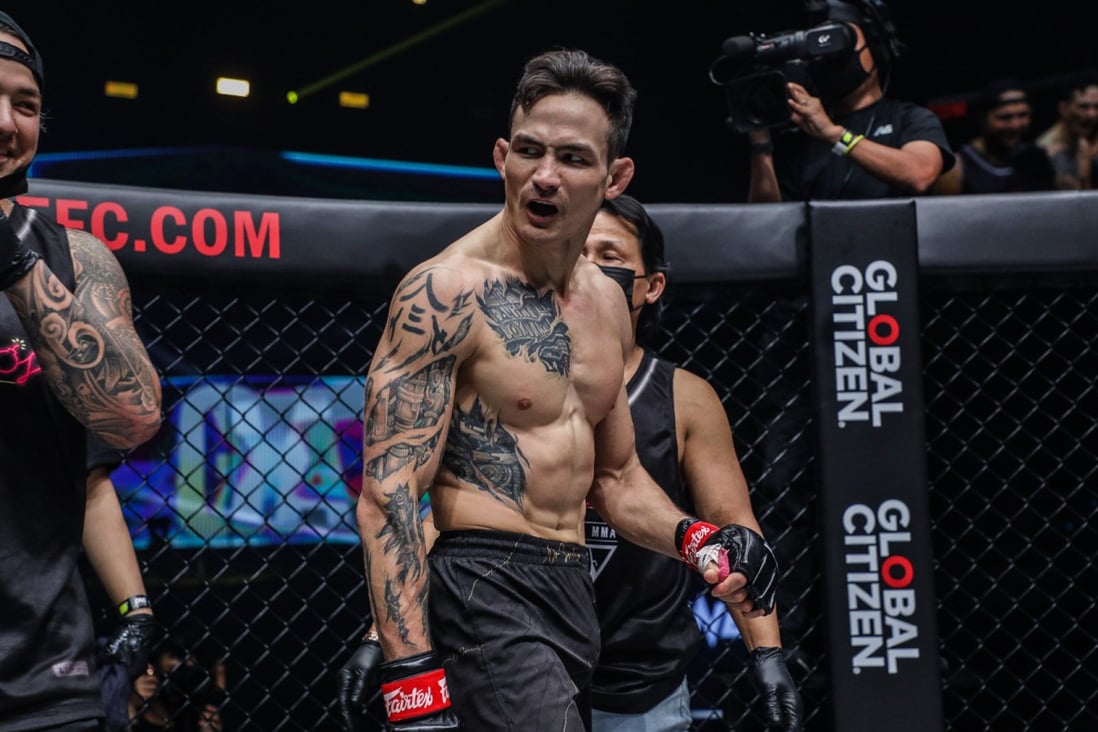 Thanh Le walks off after knocking out Garry Tonon. Photos: ONE Championship