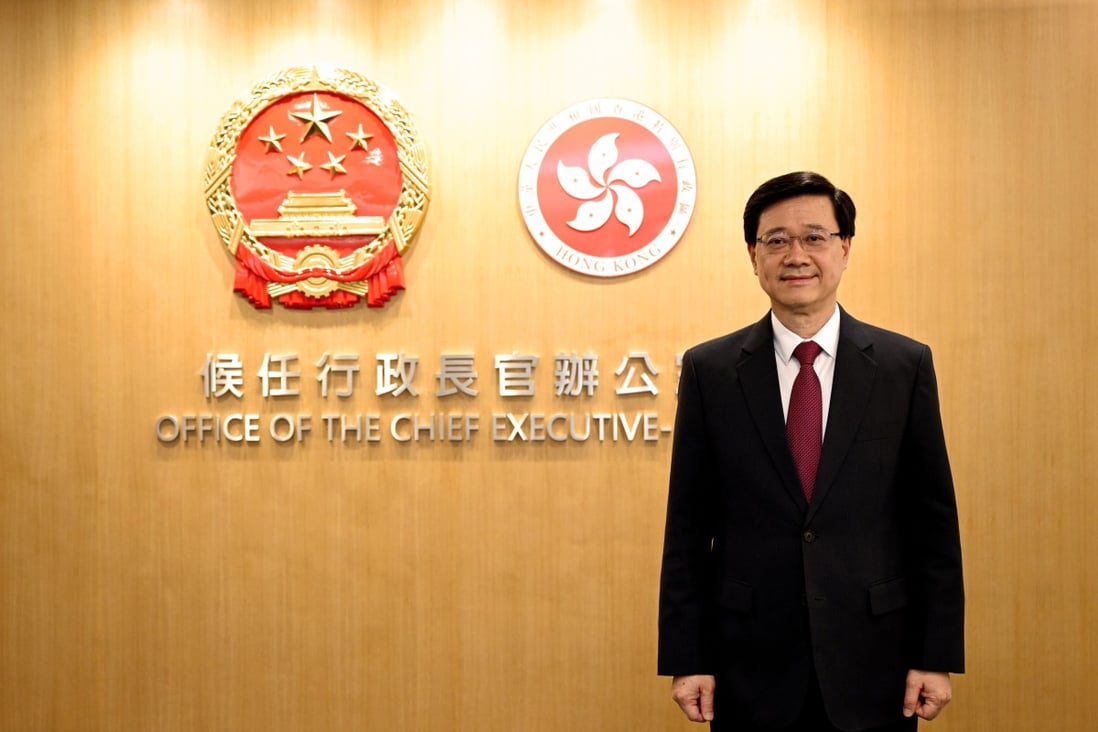 Hong Kong’s Chief Executive-designate John Lee. Photo: Xinhua