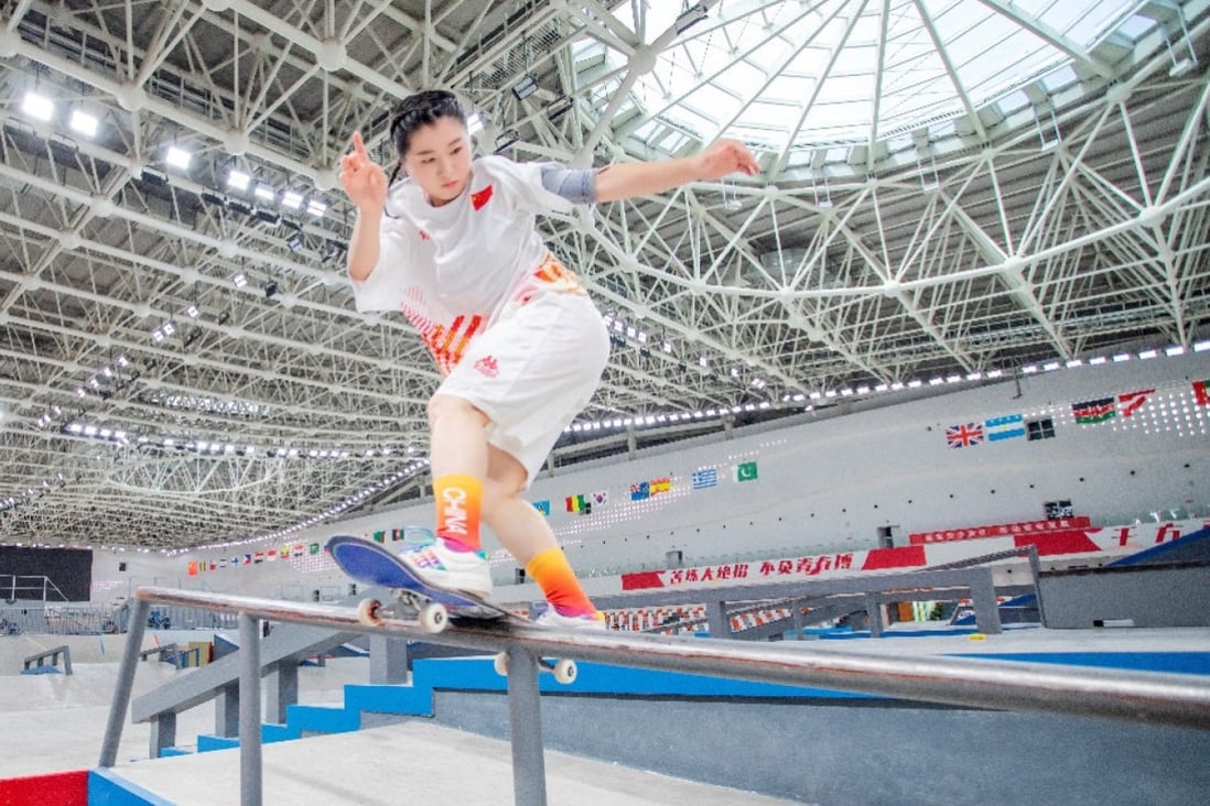 At the Tokyo Games, Zeng Wenhui made it to the final and finished sixth overall. Photo: Xinhua