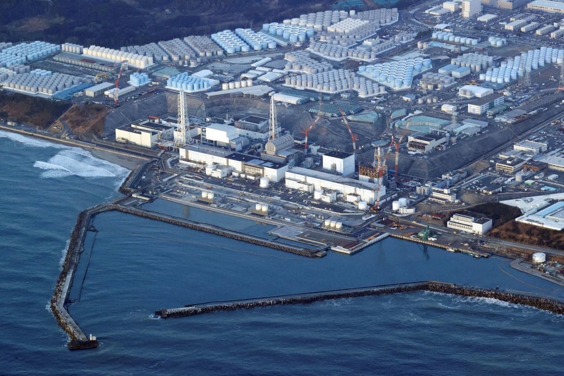 An aerial view of the Fukushima Daiichi nuclear power plant in March. Photo: Kyodo via Reuters