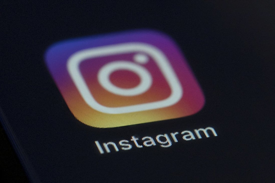 The Instagram app icon on the screen of a mobile device in New York on August 23, 2019. Photo: AP