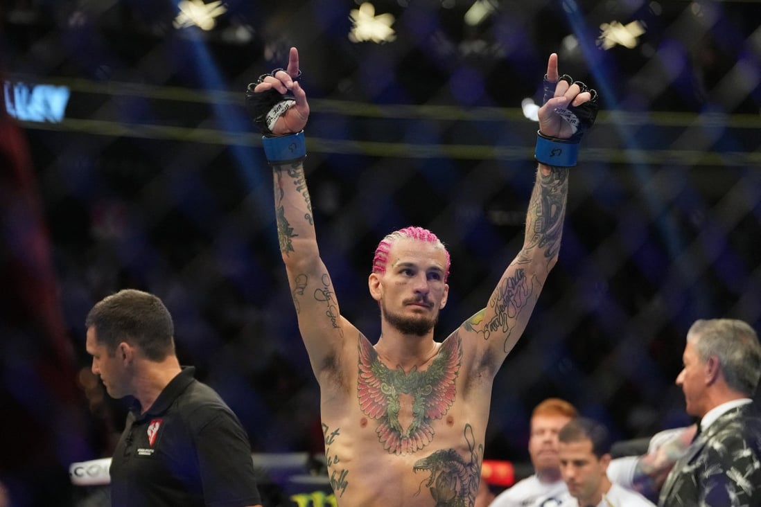 Sean O’Malley reacts to his no contest with Pedro Munhoz at UFC 276 in LAs Vegas. Photo: USA TODAY Sports