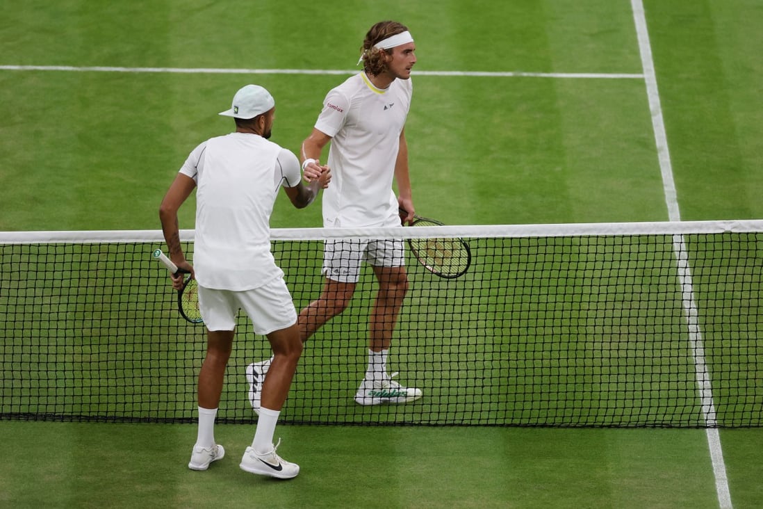Nick Kyrgios labelled Stefanos Tsitsipas ‘soft’ and defended his on-court antics. Photo: TNS