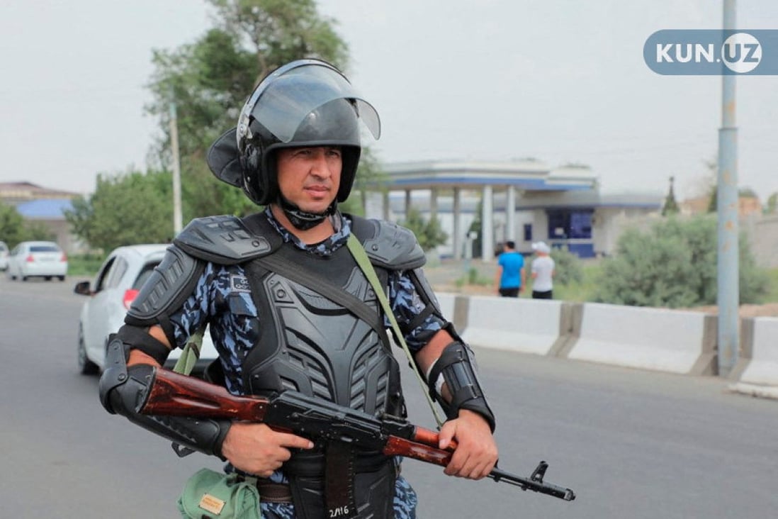 Thousands wounded and five dead in rare Uzbekistan protests: reports