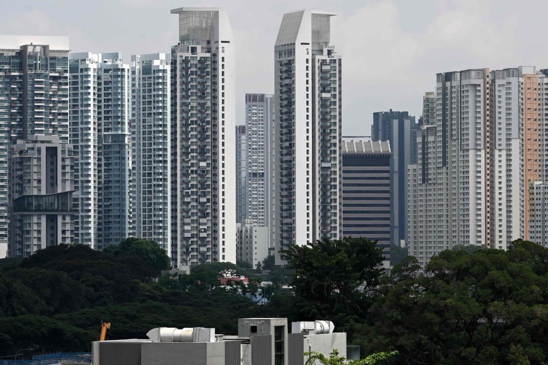 High-rise blocks of flats are seen in Singapore. The city’s rental market has been highly active in the past two years, fuelled by a confluence of pandemic-induced domestic and external factors that have caused dramatic shifts in supply and demand. Photo: AFP