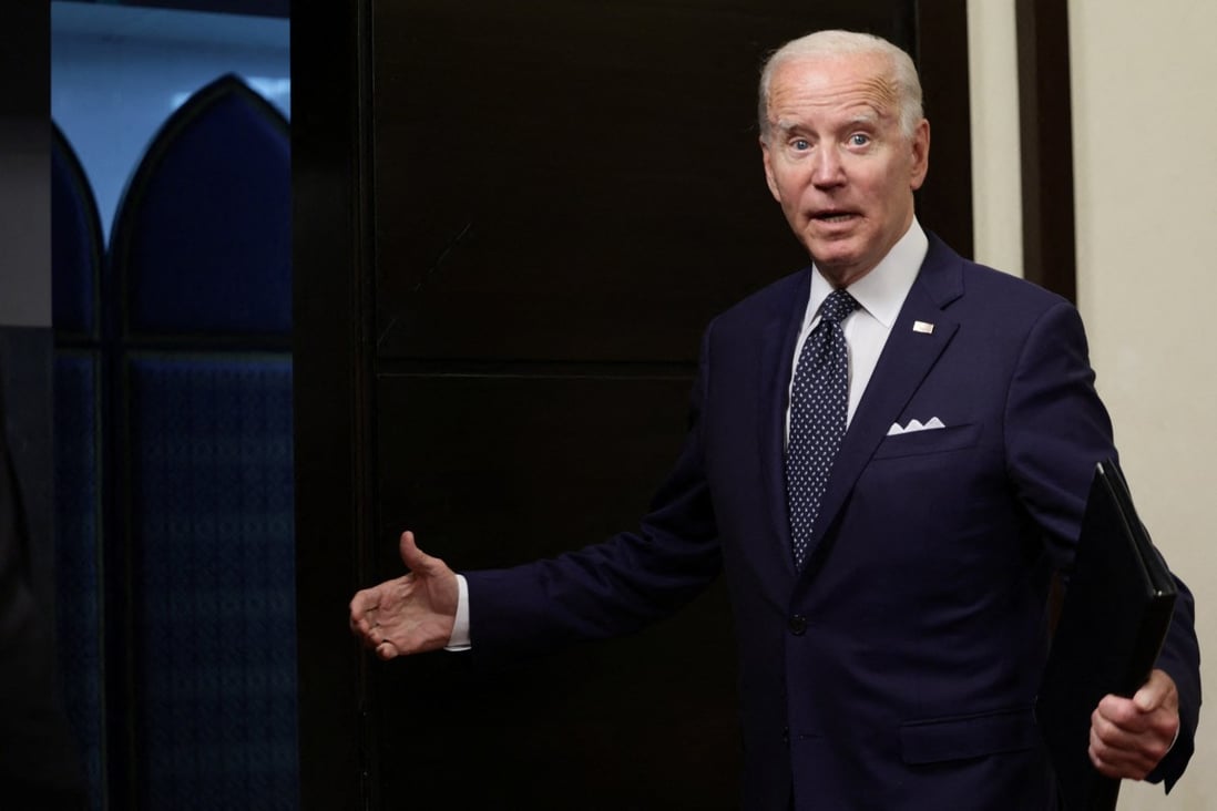 President Biden hoped to secure a pledge by Saudi Arabia to boost oil output. Photo: Reuters