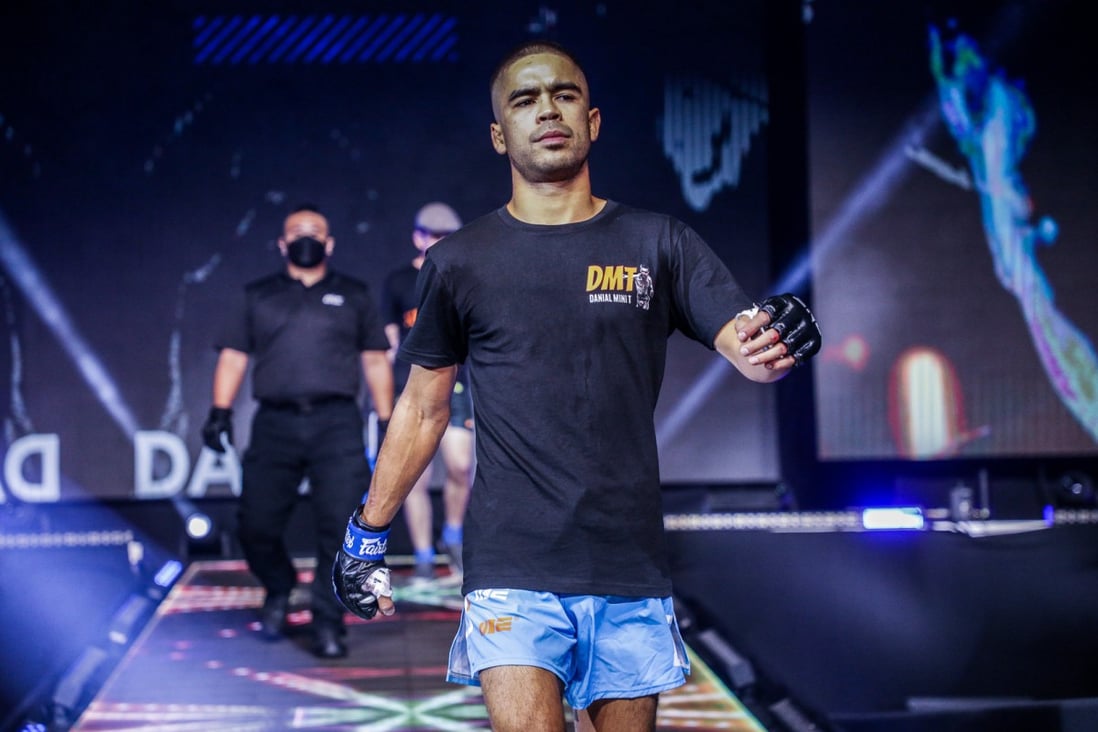 Danial Williams walks out for a fight with Namiki Kawahara. Photo: ONE Championship.