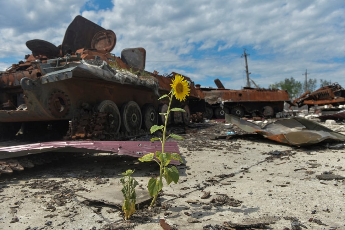 Destroyed Russian military vehicles in Kharkiv region, Ukraine. Photo: Reuters