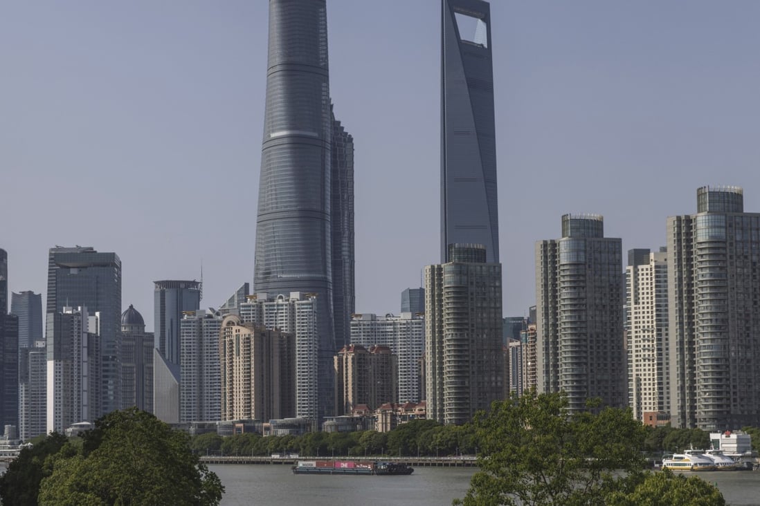 Cargo ships sail on the Huangpu River during the Covid-19 lockdown in Shanghai on May 9, 2022. Photo: EPA-EFE