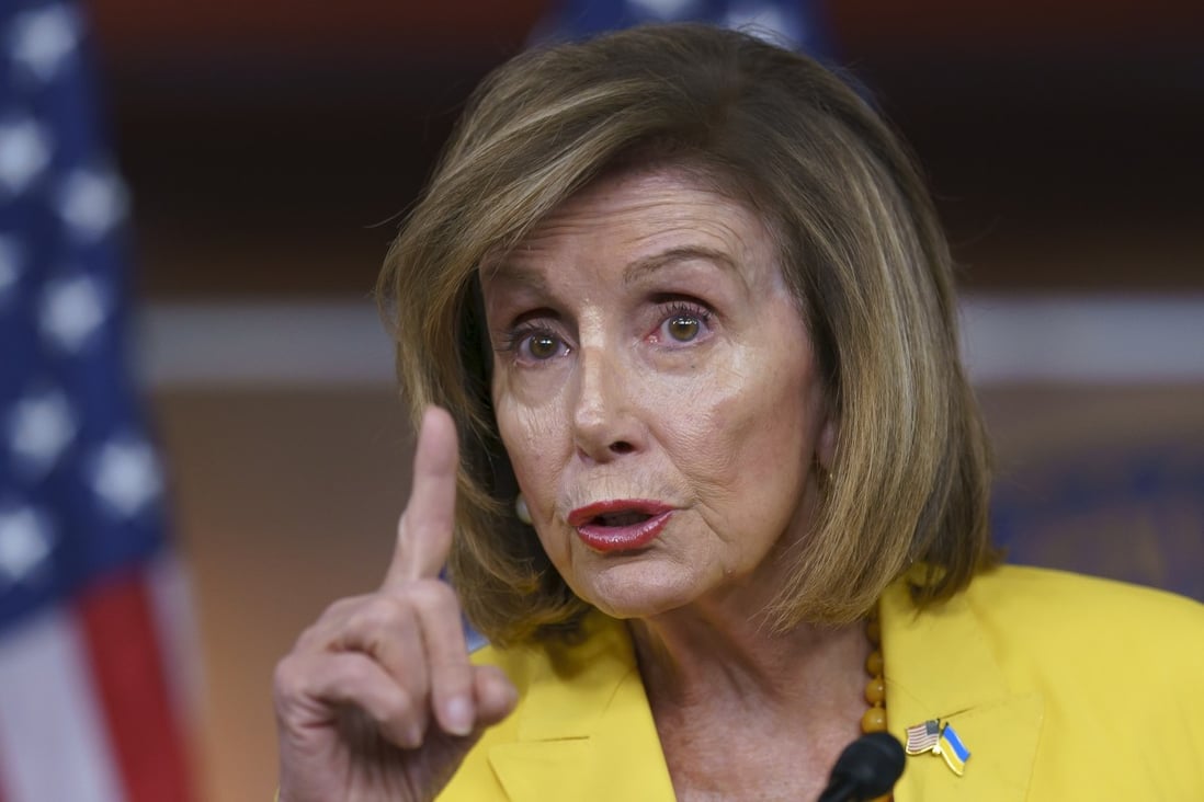 Nancy Pelosi, speaker of the US House of Representatives, is believed to be planning a trip to Taiwan after an earlier visit was cancelled when she contracted Covid-19. Photo: AP  