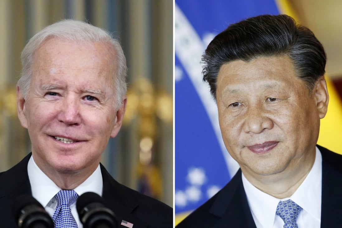 US President Joe Biden and Chinese leader Xi Jinping are expected to talk in the next few days. Photo: AP