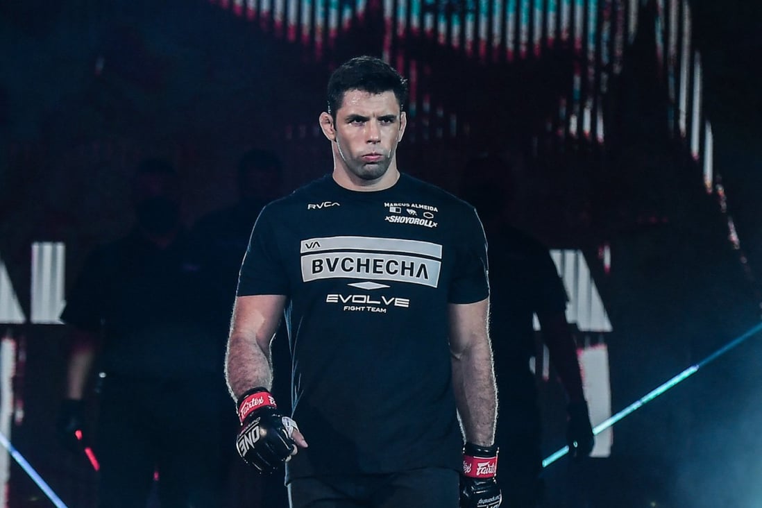Brazil’s Marcus “Buchecha” Almeida walks out for his ONE debut. Photo: ONE Championship.