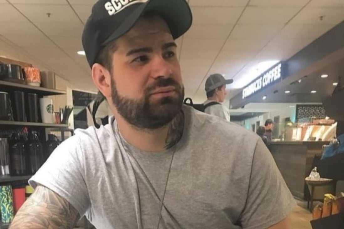 Hunter Moore is the ruthless brains behind Is Anyone Up? an exploitative website leaking nudes that was shut down in 2012. Photo: @_iamhuntermoore/Twitter