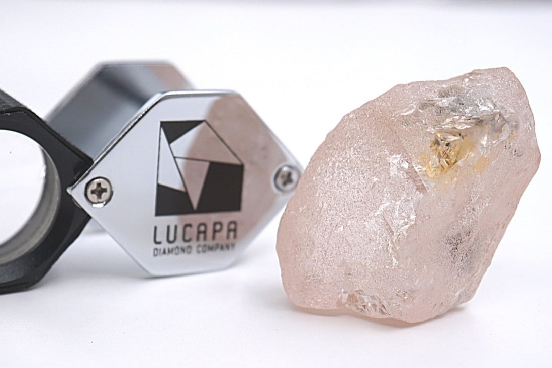 The Lucapa Diamond Company just announced the discovery of what they’re calling the Lulo Rose diamond. Photo: EPA-EFE/Lucapa Diamond 