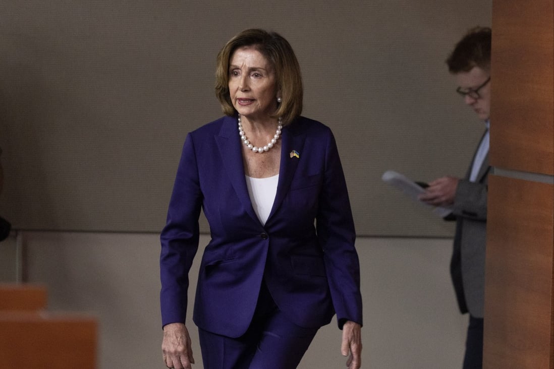 Nancy Pelosi, No 3 in the line of US presidential succession, is leading a six-member congressional delegation to Asia. Photo: EPA-EFE