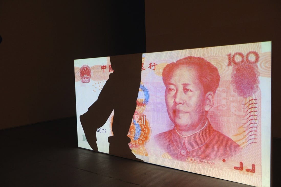 China’s shadow banking sector, which  was estimated at US$12.9 trillion in 2019, had shrunk by US$4.3 trillion at the end of June. Photo: AFP