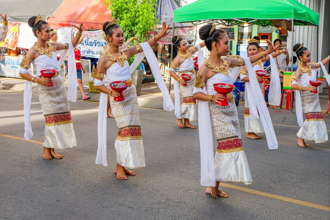 Traditional dancers at the Lamphun Longan Festival in Lamphun, Thailand. This year the festival runs from August 5 to 14. Photo: Ron Emmons