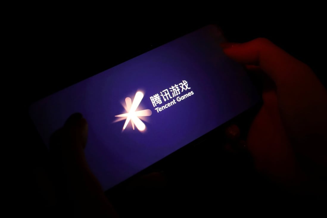 The Tencent Games logo seen on a mobile phone in this illustration picture taken August 3, 2021. Photo: Reuters