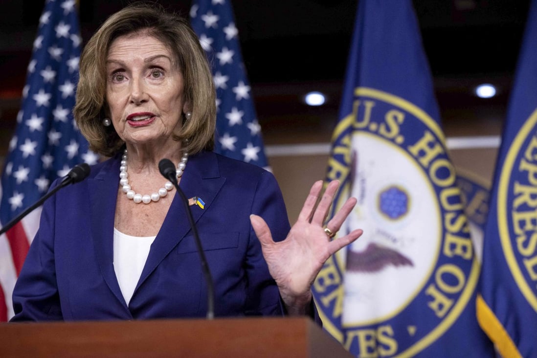 US House Speaker Nancy Pelosi is expected to go to Taiwan on Tuesday but the controversial visit has not been confirmed. Photo: AFP