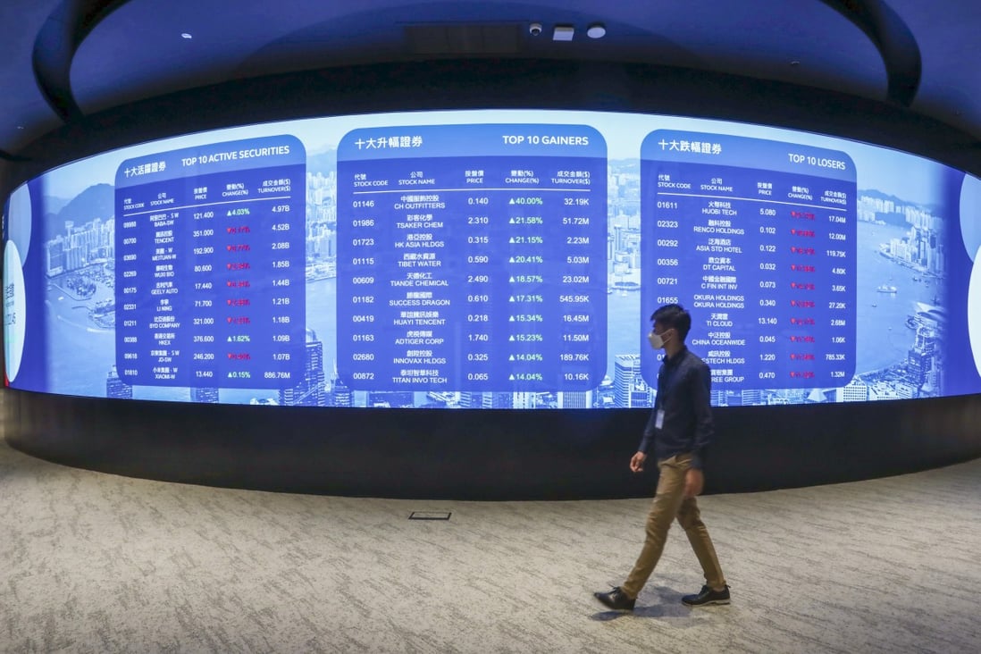 The Connect Hall at HKEX in Central. Photo: SCMP/Jonathan Wong