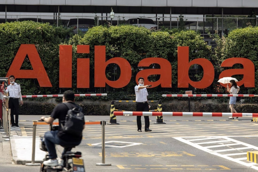 Alibaba recorded its first-ever decline in quarterly revenue for the three months ending June. Photo: Bloomberg