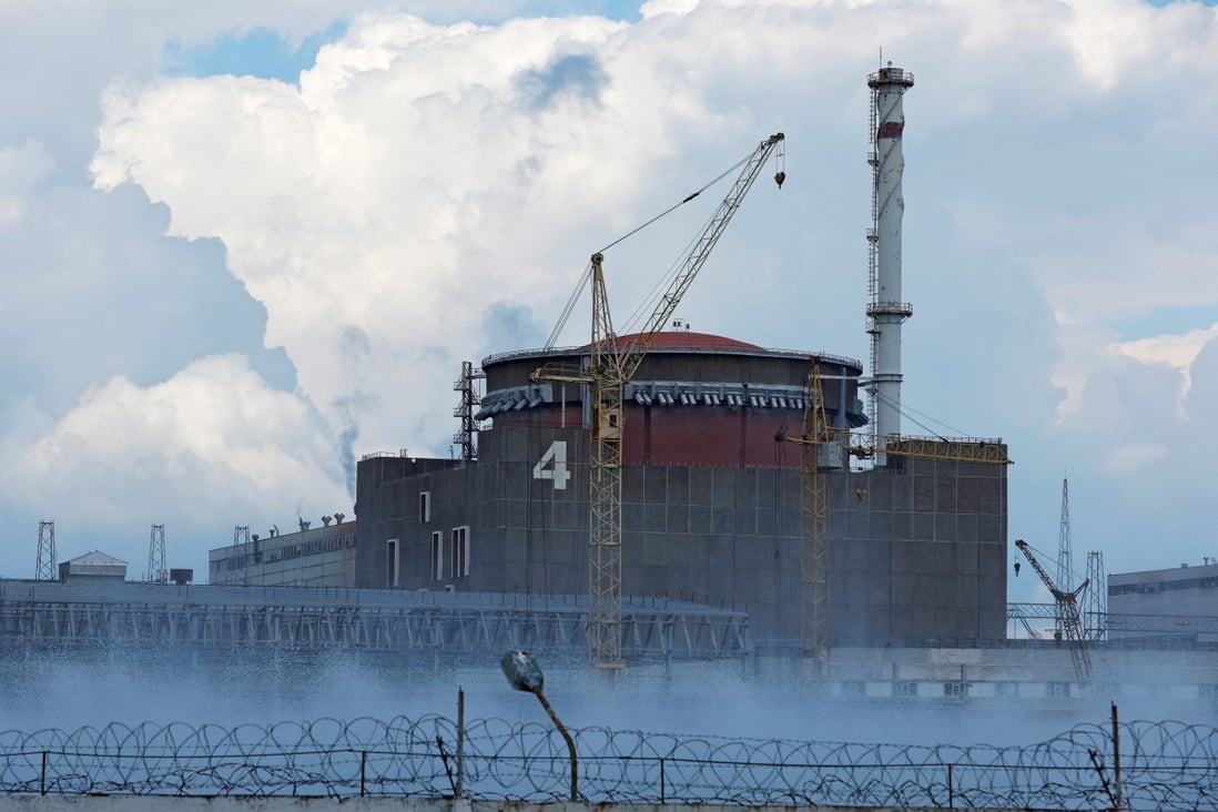 The Zaporizhzhia Nuclear Power Plant outside the Russian-controlled city of Enerhodar in the Zaporizhzhia region of Ukraine. Photo: Reuters