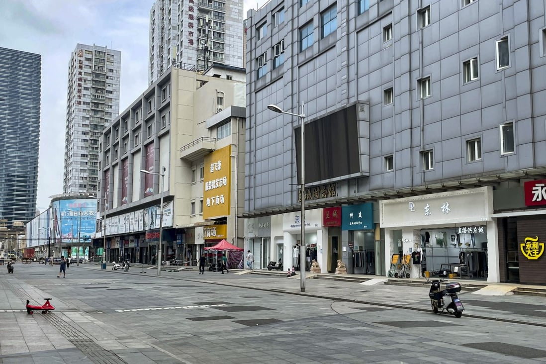 Shops along Qipu Road seen on July 21. Photo: SCMP / Tracy Qu