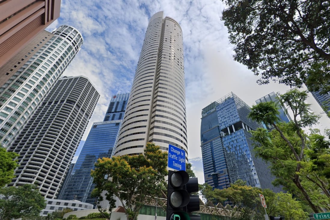 Alibaba Group is turning the 50-storey AXA Tower into Singapore’s tallest building at up to 305 metres. Photo: Handout
