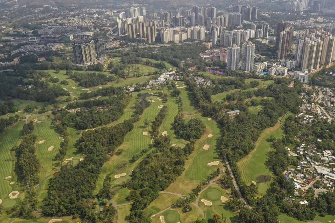 Aerial view of the Hong Kong Golf Club in Fanling. Photo: Winson Wong
