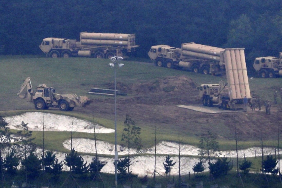 Beijing sees Seoul’s THAAD missile shield as a security threat, but South Korea says it is needed to deter threats from the North. Photo: AP