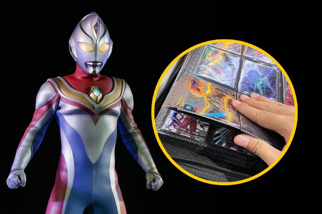 A father in China is under fire after spending US$300,000 buying Ultraman trading cards for his son, with many questioning his parenting abilities. Photo:Handout