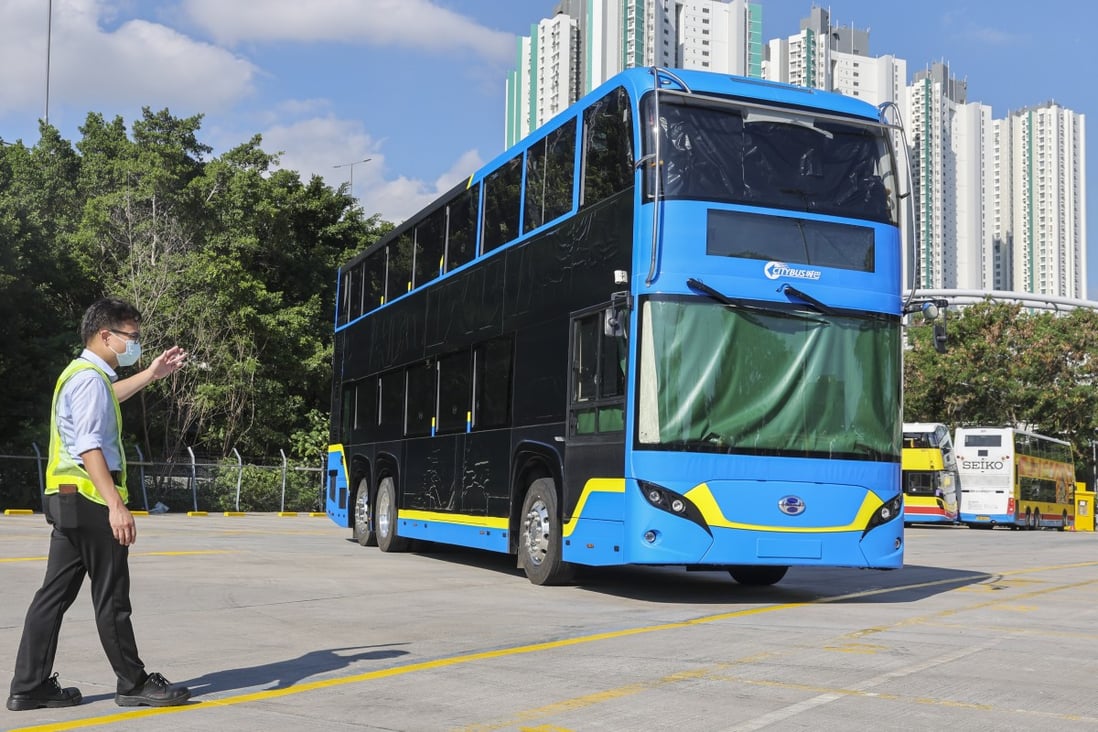 Citybus recently unveiled its first hydrogen-fuelled double-decker bus. Photo: Edmond So