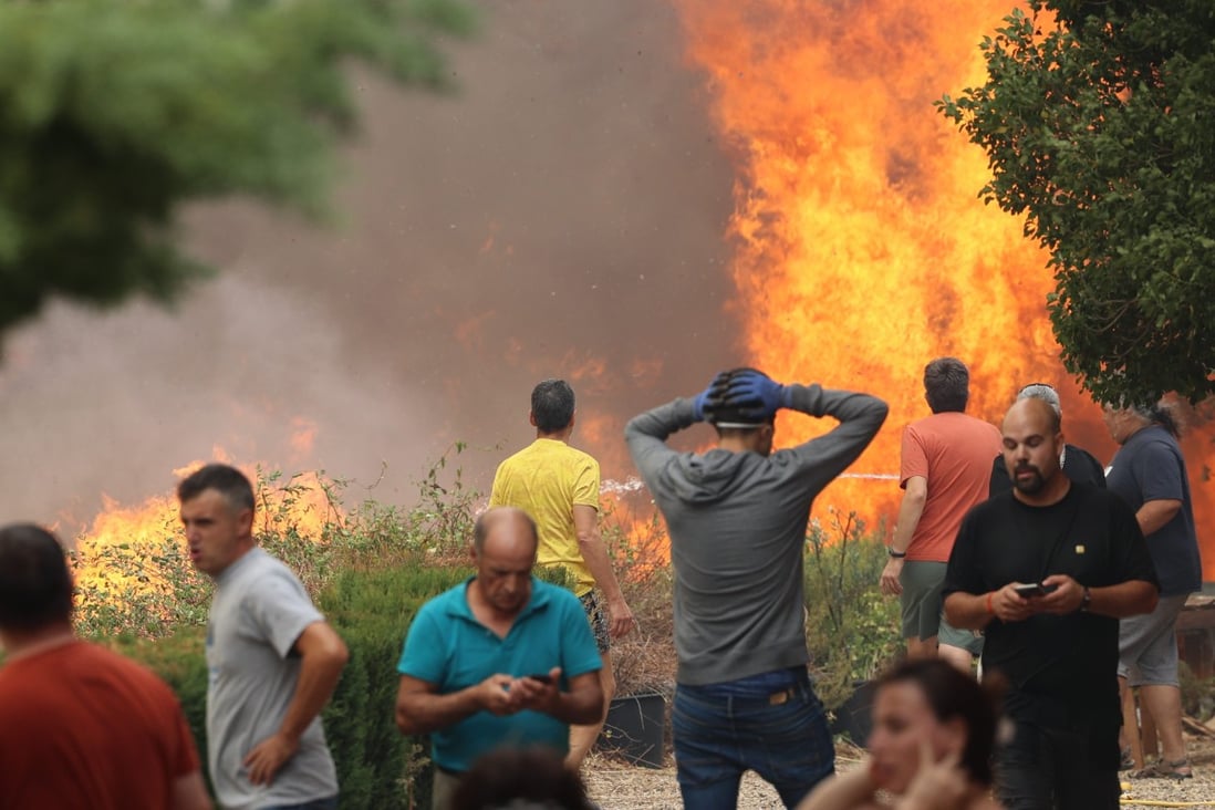 Spain wildfire forces evacuations, devastates swathes of land | South China  Morning Post