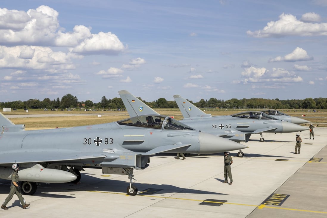 Germany has sent six Eurofighters to take part in Australia’s Pitch Black military exercises. Photo: DPA via AP
