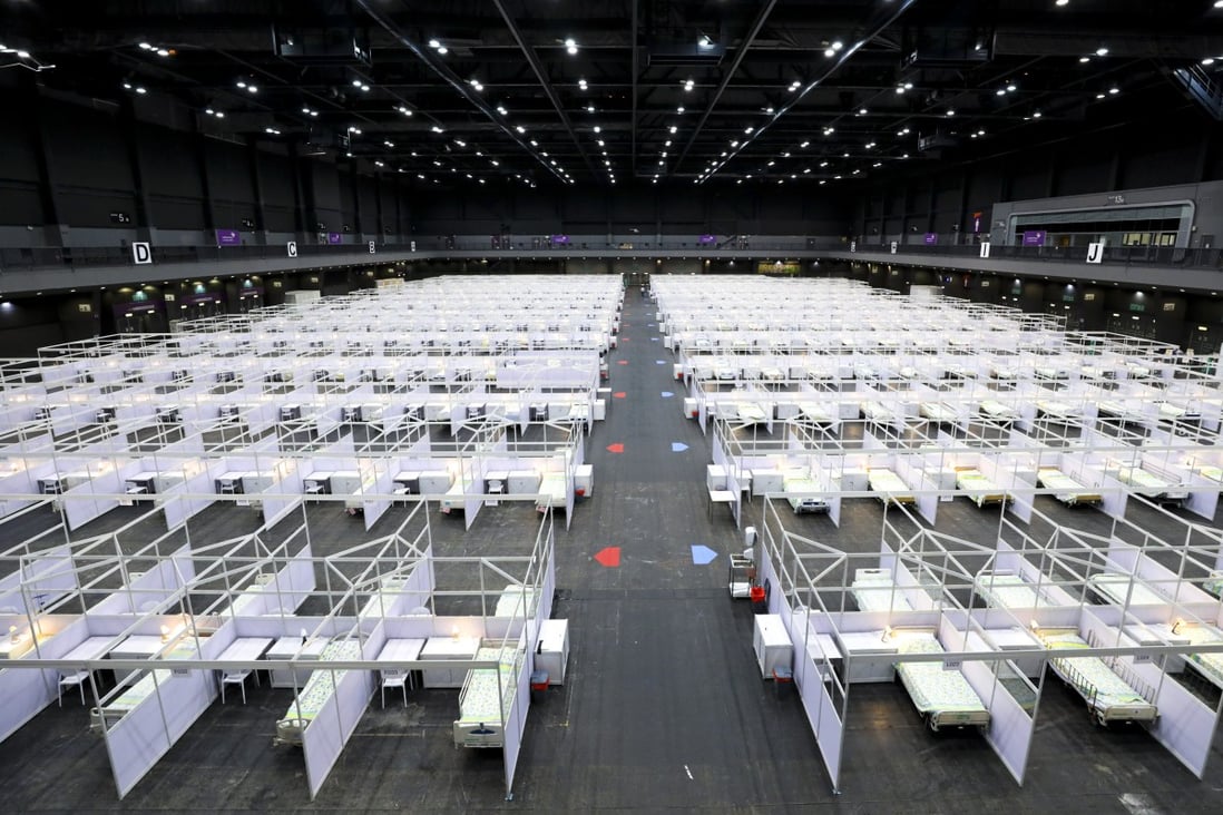 The government has said it would reopen a treatment facility for Covid-19 patients at the AsiaWorld-Expo in response to a recent rise in cases. Photo: Dickson Lee