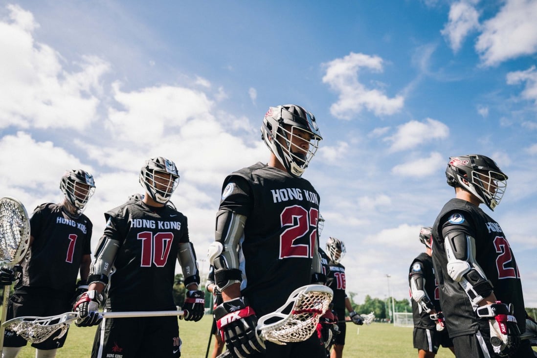 Hong Kong’s players are eyeing victory in their platinum final at the World Lacrosse Men’s under-21 Championships. Photo: HKLA