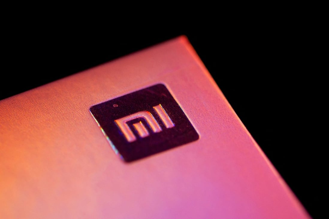 The Xiaomi logo is seen on a smartphone box, September 28, 2021. Photo: Reuters