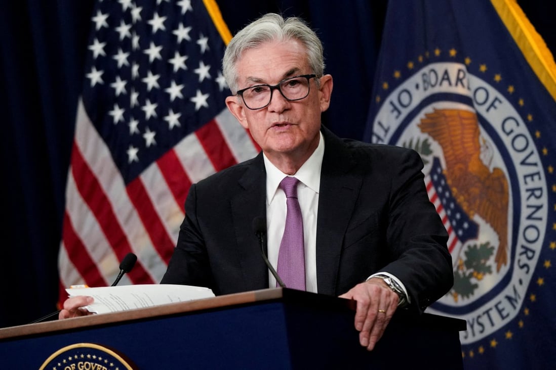 US Federal Reserve Chair Jerome Powell will address the annual economic symposium in Jackson Hole, Wyoming, on Friday. Photo: Reuters