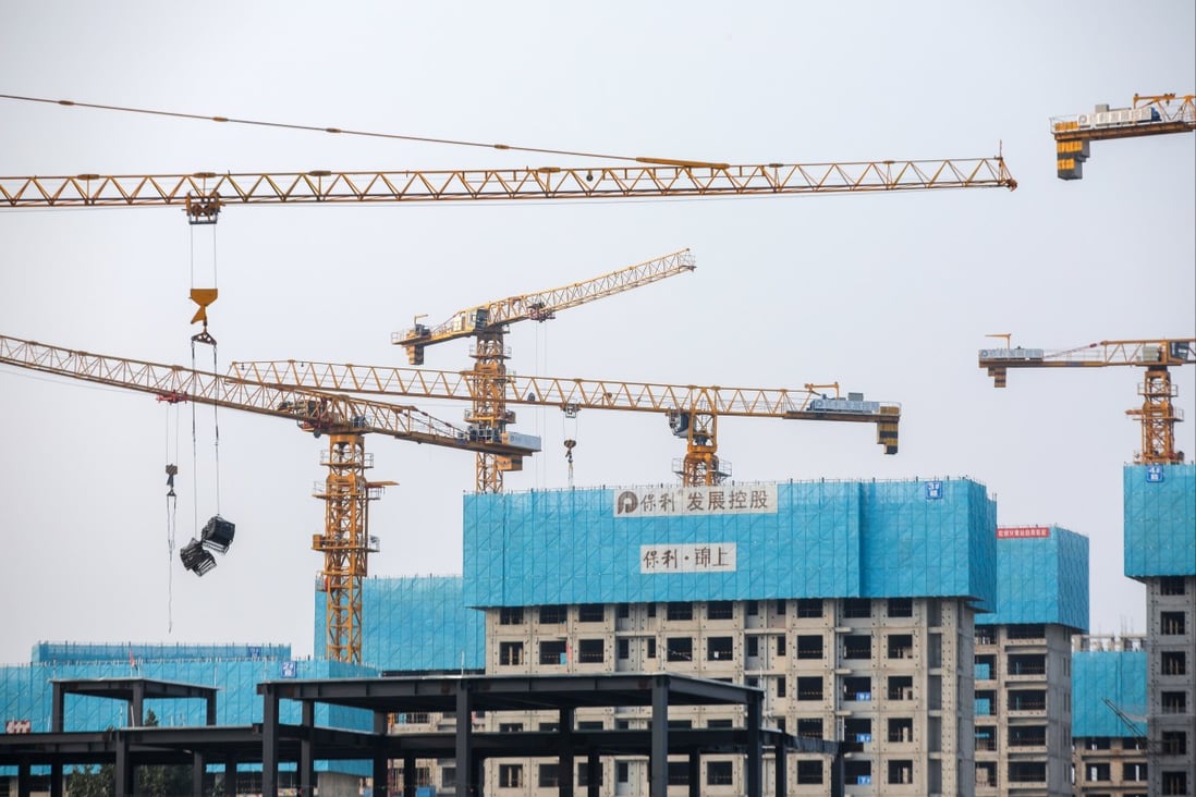 A general view shows real estate buildings under construction in Beijing in August 2022. Photo: EPA-EFE