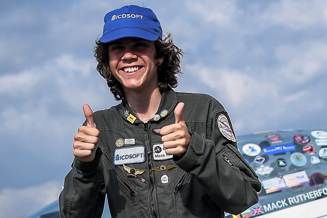 Mack Rutherford, 17-year-old British-Belgian pilot becomes youngest ...