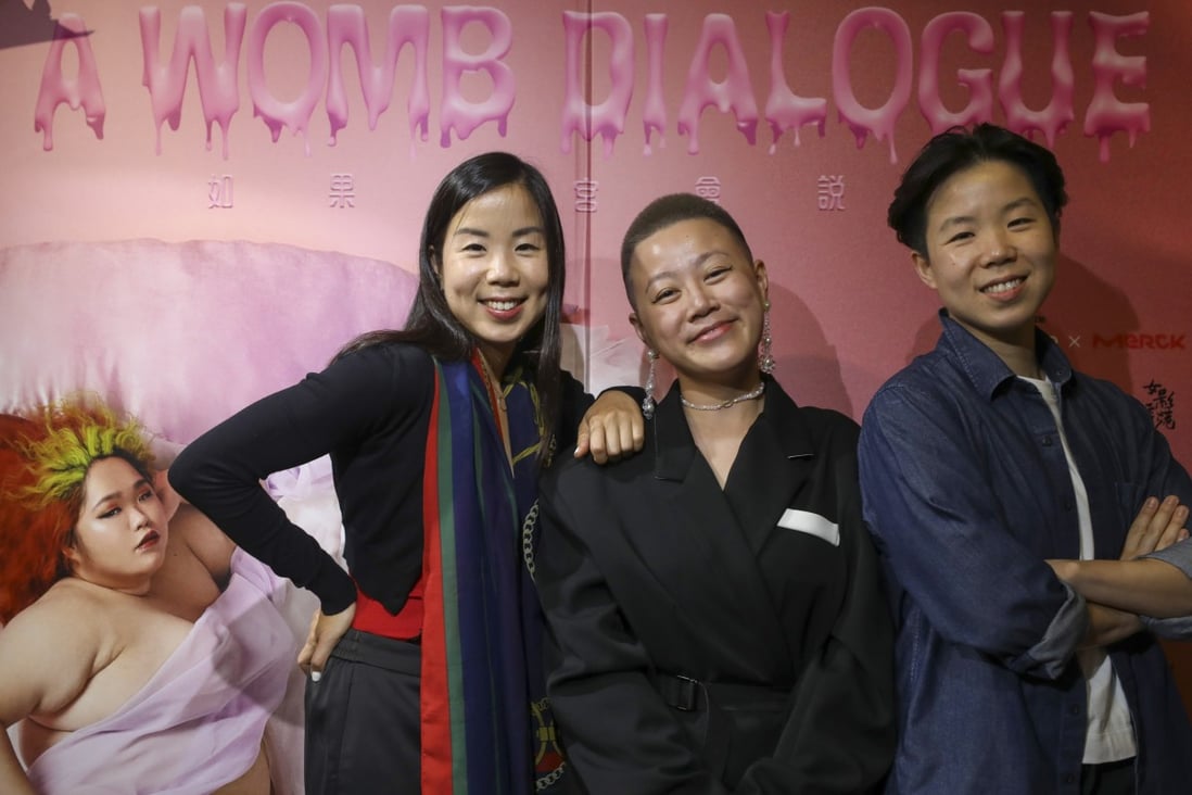 (From left)  Jocelyn Tsao, Sonia Wong and Evelyn Tsao at Women’s Festival, an annual event aimed at empowering and celebrating women in Hong Kong. Photo: Xiaomei Chen