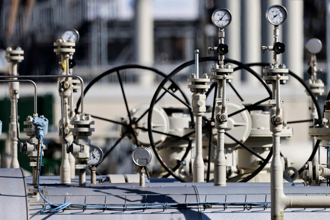 Germany, which is heavily dependent on Russian gas, has accused Moscow of using energy as a ‘weapon’. Photo: Reuters