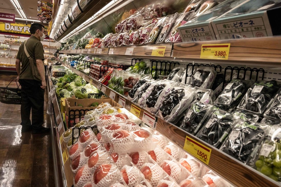 Japan’s core consumer prices for items excluding fresh products rose 2.4 per cent on-year in July, the highest in more than seven years and marking four straight monthly gains of more than two per cent, government data showed on August 19. Photo: AFP
