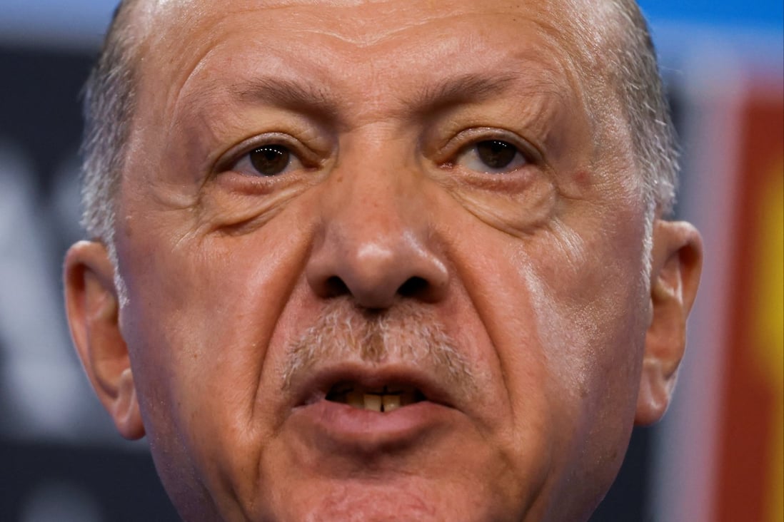 Türkiye’s President Recep Tayyip Erdogan during a Nato summit in June. Photo: Reuters