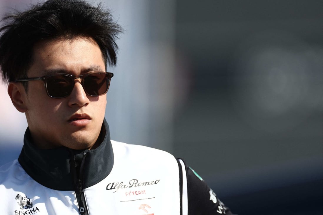 Alfa Romeo’s Chinese driver Zhou Guanyu has a one-year deal with the F1 team. Photo: AFP