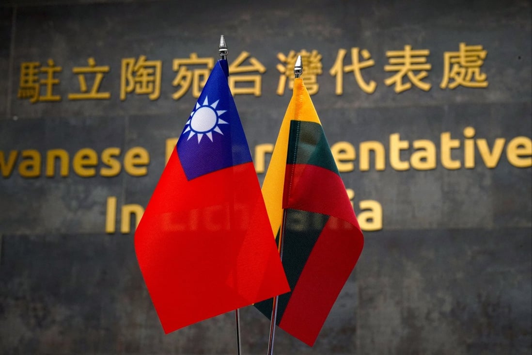 The opening of the Taiwanese Representative Office in   Lithuania angered China. Photo: Reuters
