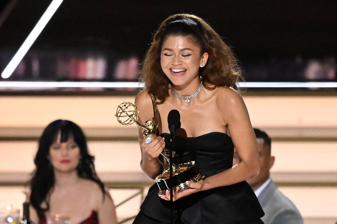Zendaya wins best drama actress Emmy for Euphoria; Succession, Ozark