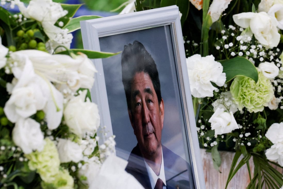 The state funeral of assassinated former Japanese prime minister Shinzo Abe will be held in Tokyo on September 27. Photo: Reuters
