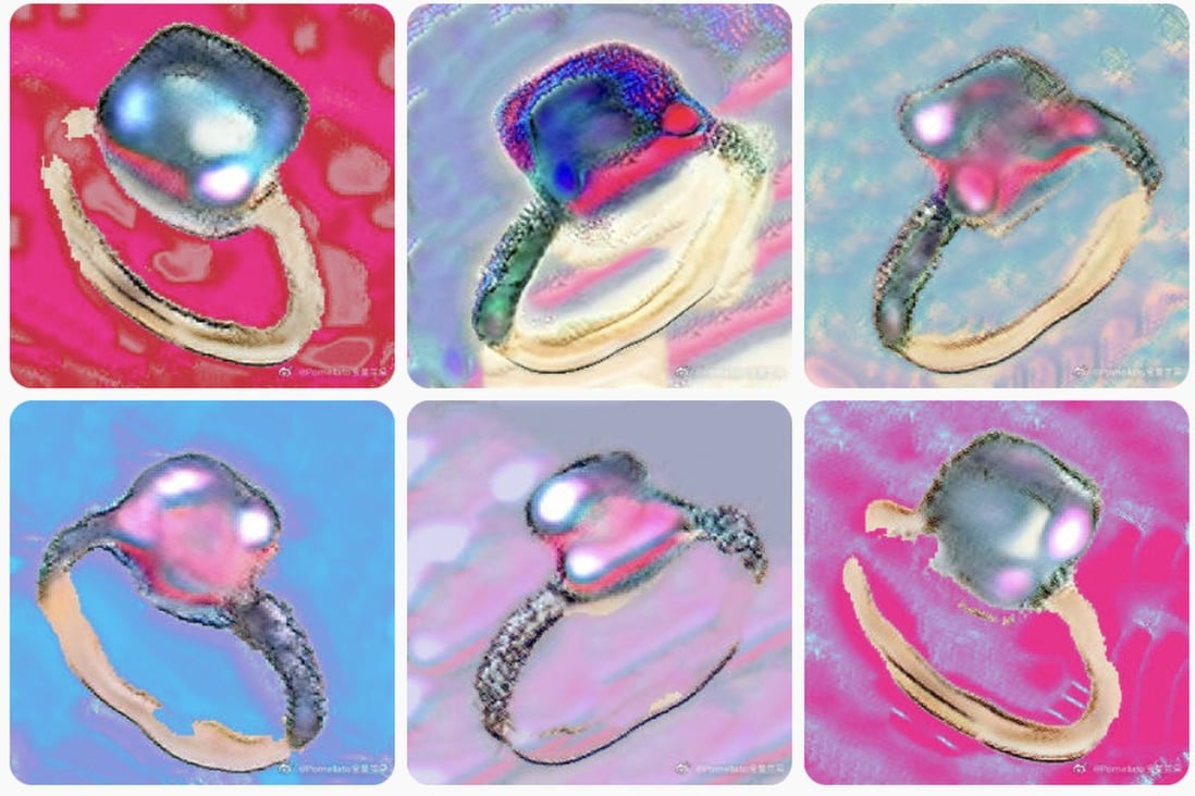 Kering-owned Italian jewellery brand Pomellato commissioned crypto artist Sun Bohan to develop an NFT series based on the jewellery collection Nudo, and issued digital collectibles via Weibo’s digital collectible platform Top Holder in July. Photo: Pomellato’s Weibo