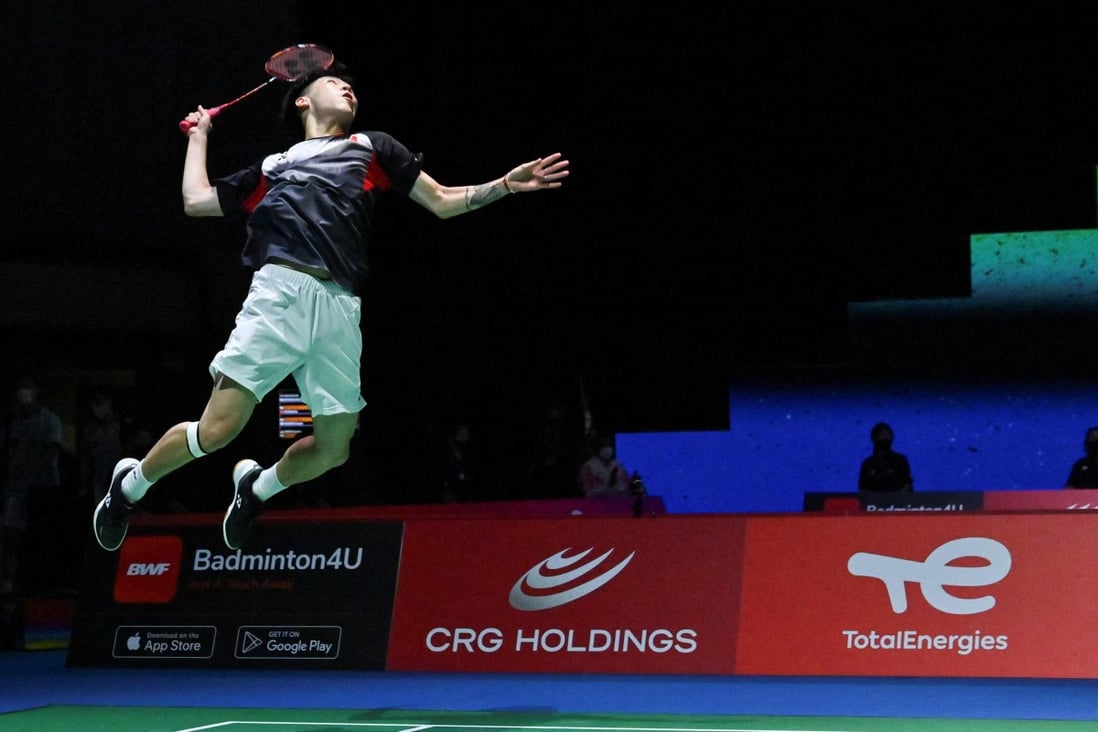 Lee Cheuk-yiu’s match at the Hong Kong Championships went ahead, but the rest did not. Photo: AFP